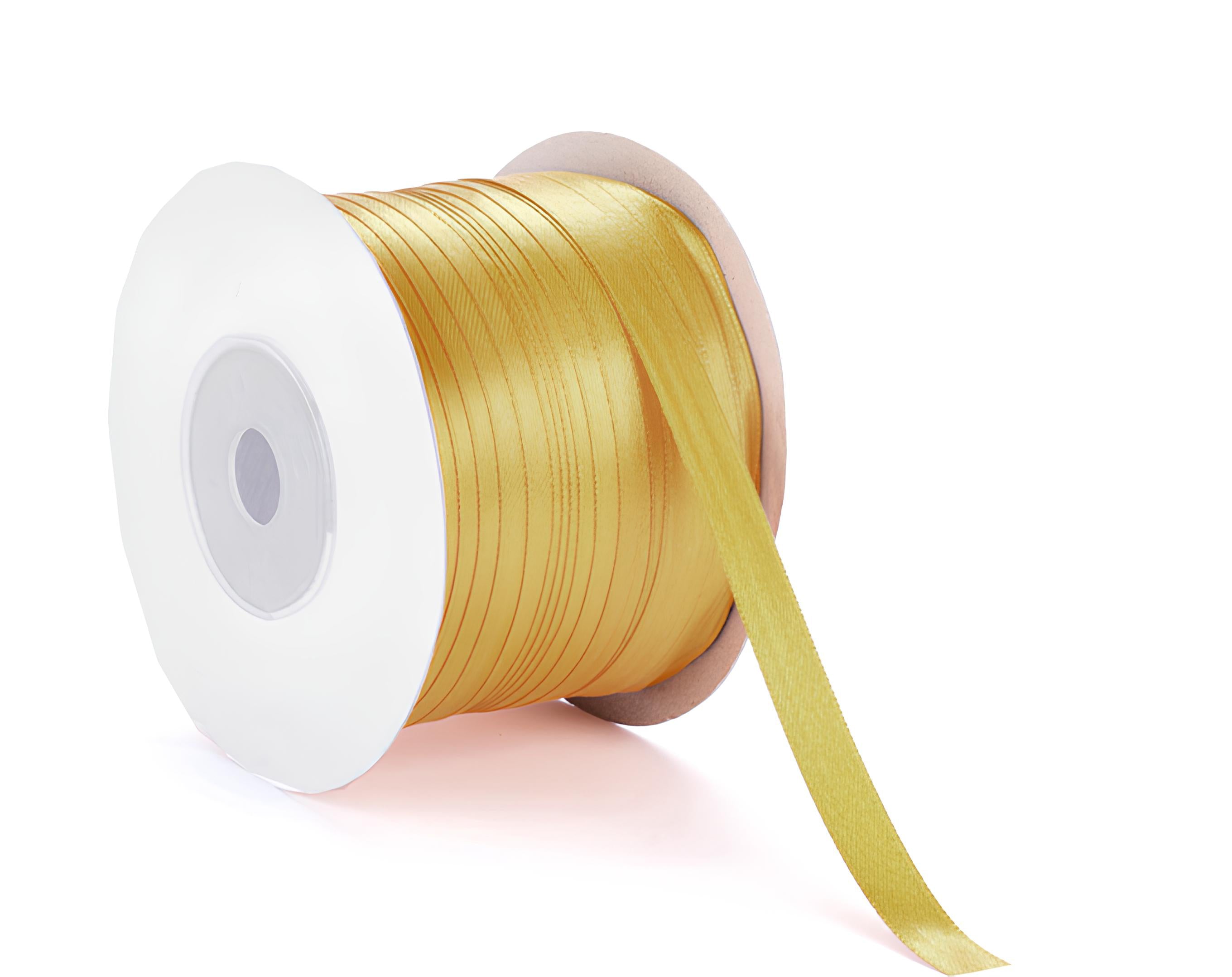 NASTRO RASO 06X50 ORO | Incarto PPL per uova di Pasqua al cioccolato DAGERAF