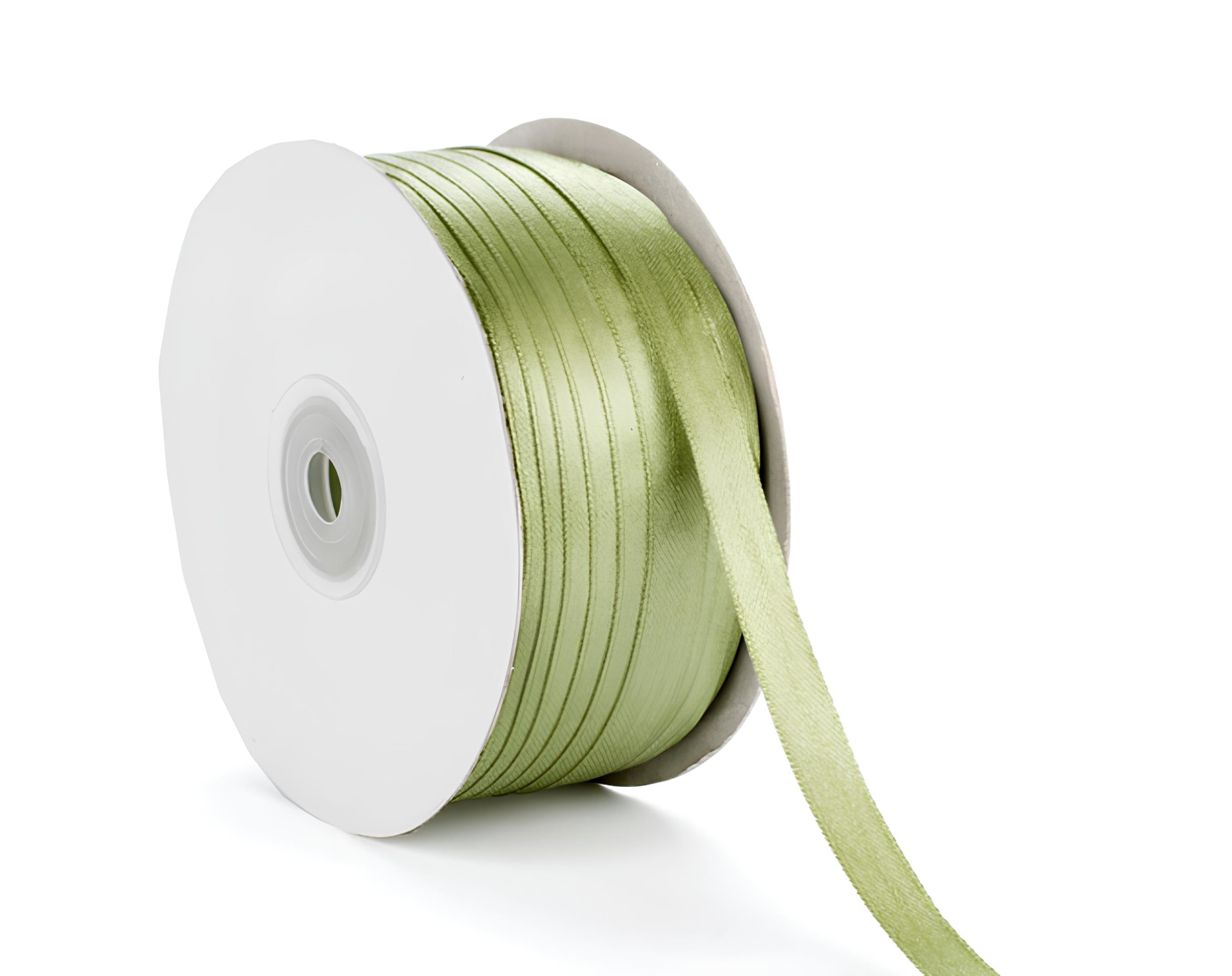 NASTRO RASO 06X50 PISTACCHIO | Incarto PPL per uova di Pasqua al cioccolato DAGERAF