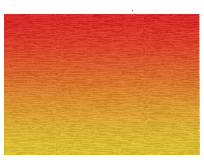 CARTA CRESPA GR 180 50X250 SFUMATA ROSSO E ORO | Incarto PPL per uova di Pasqua al cioccolato DAGERAF