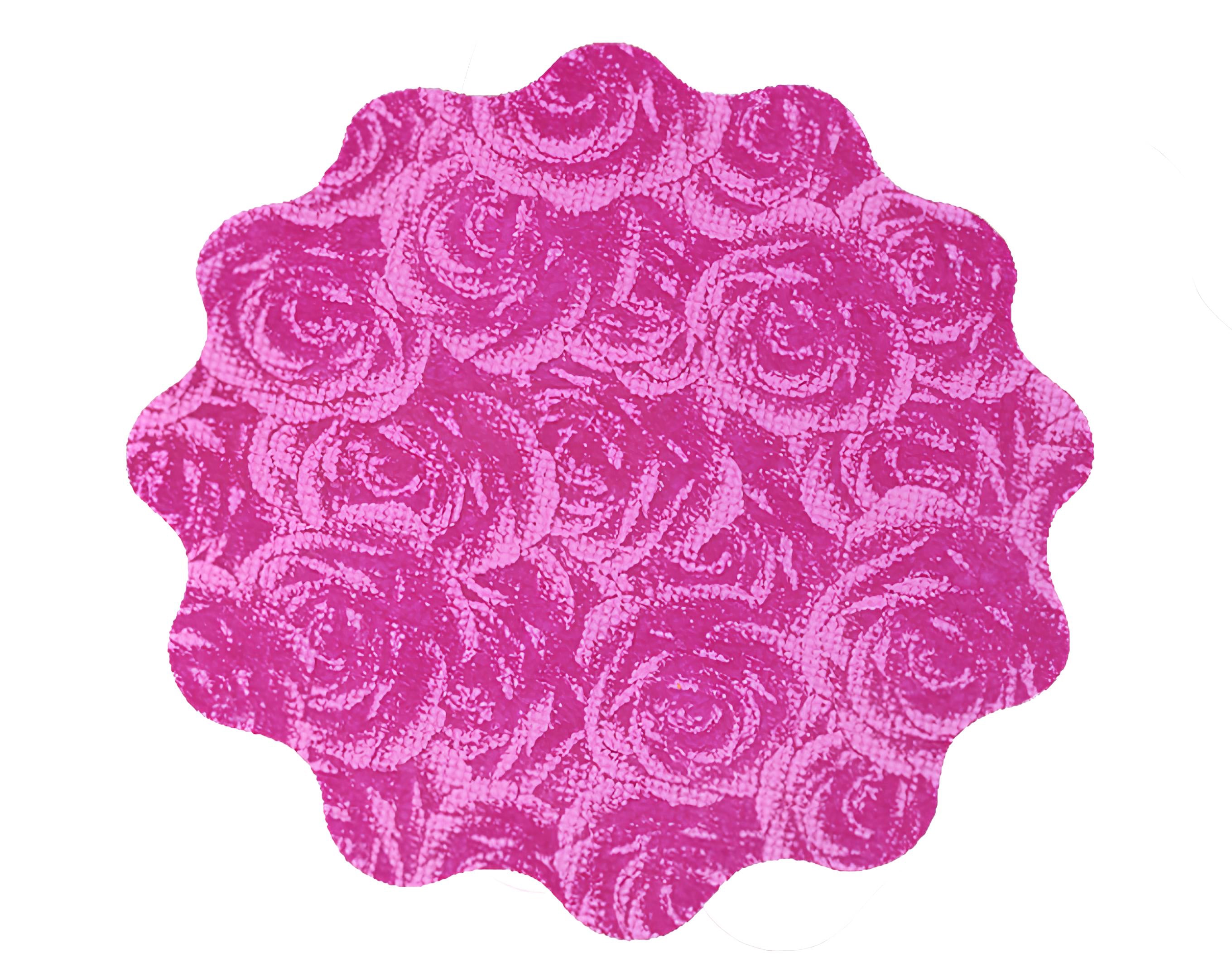 TNT D.100 TONDO SMERLATO ROSES CICLAMINO | Incarto PPL per uova di Pasqua al cioccolato DAGERAF