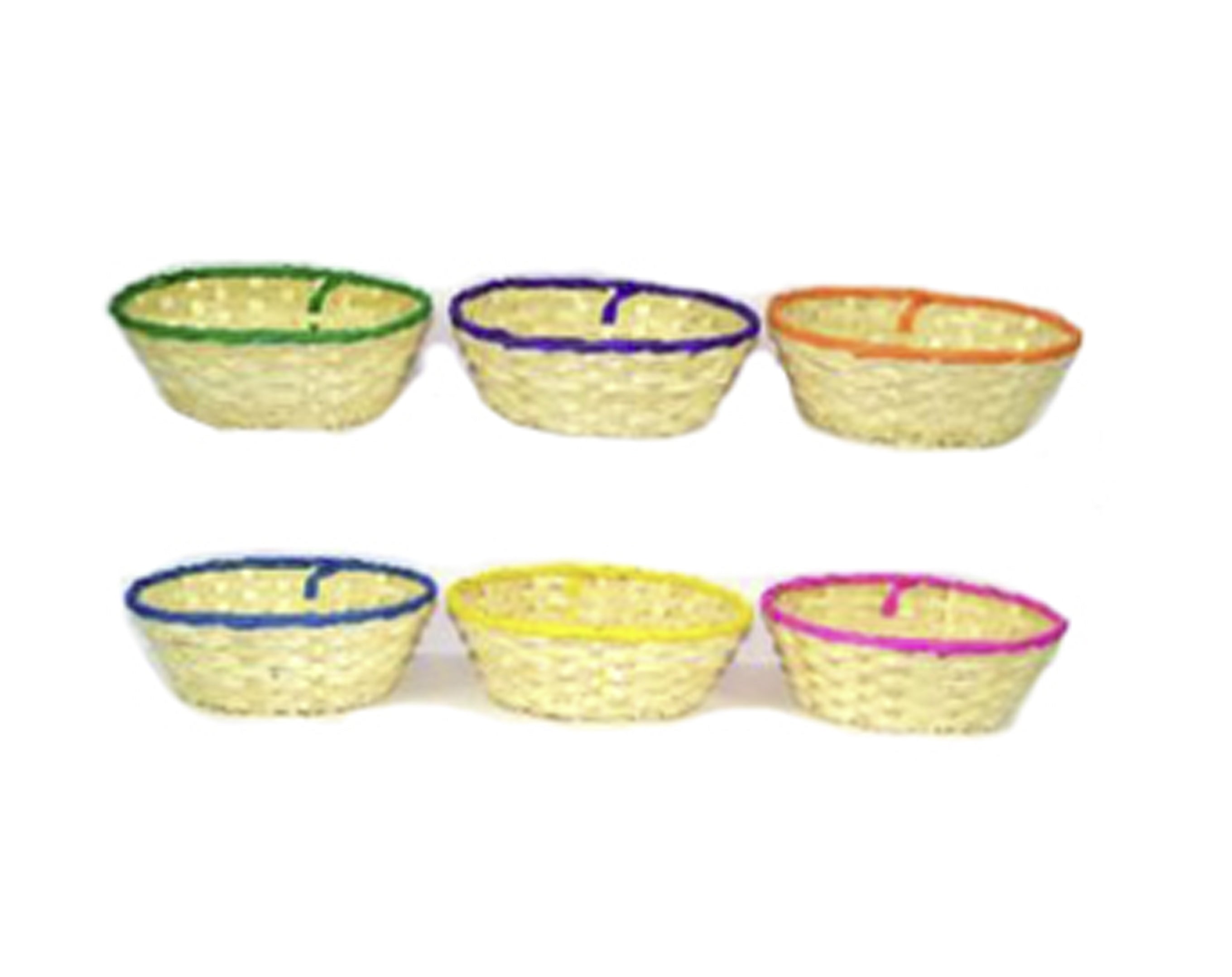 CESTA DE MADERA TEJIDA OVALADA | Embalaje para dulces de Pascua