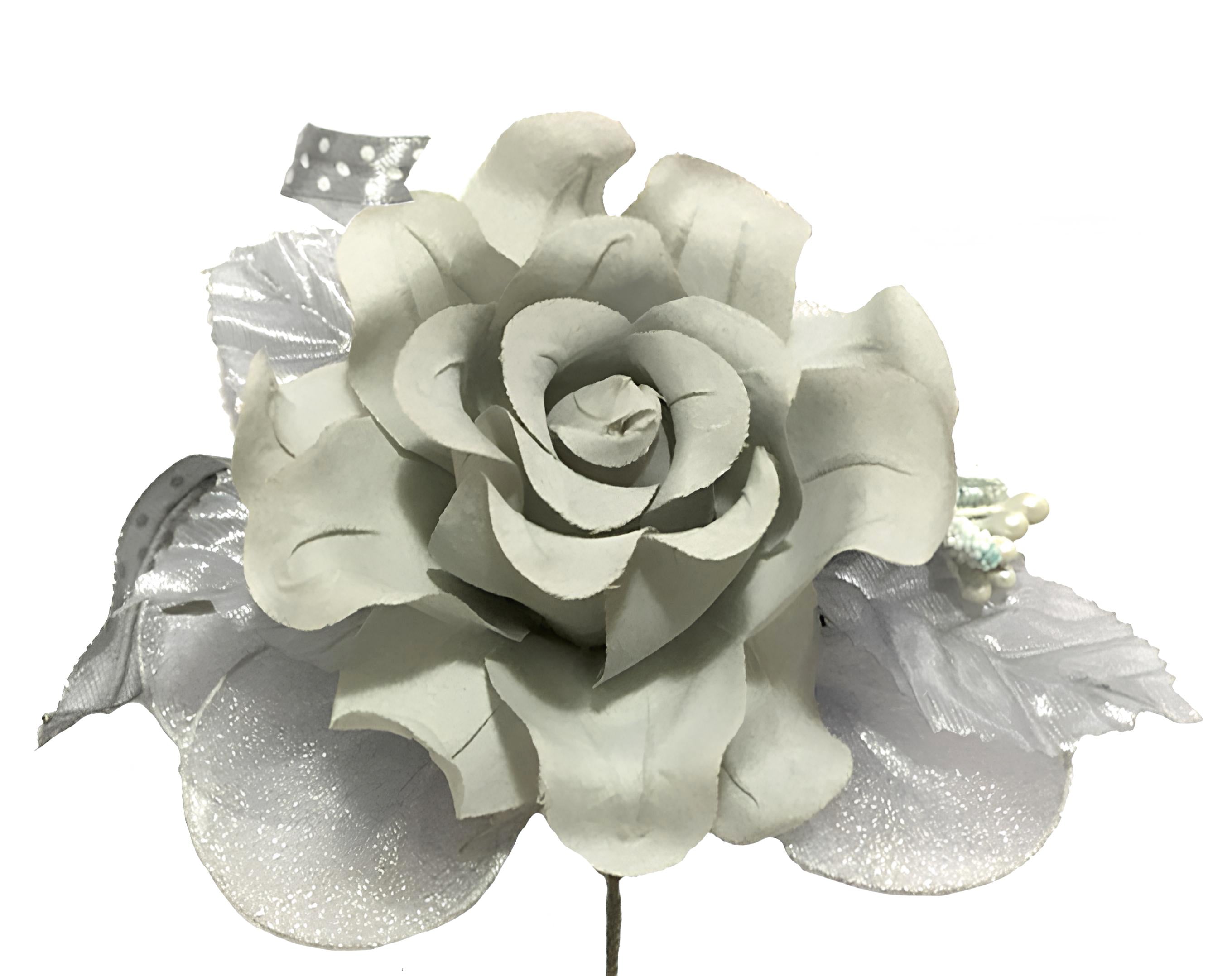 FIORE 807 ARGENTO | Incarto PPL per uova di Pasqua al cioccolato DAGERAF