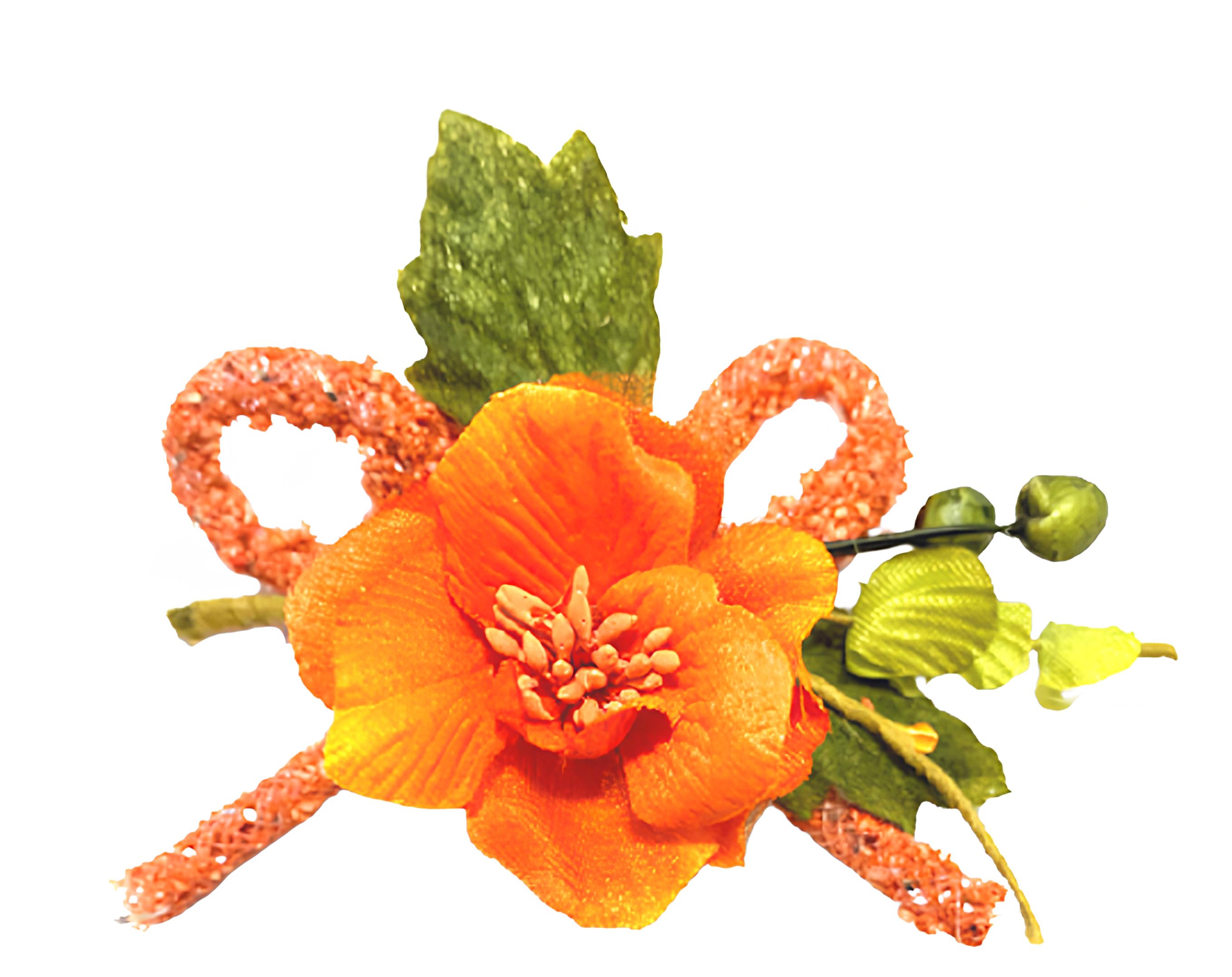 FIORE 225 ARANCIO | Incarto PPL per uova di Pasqua al cioccolato DAGERAF