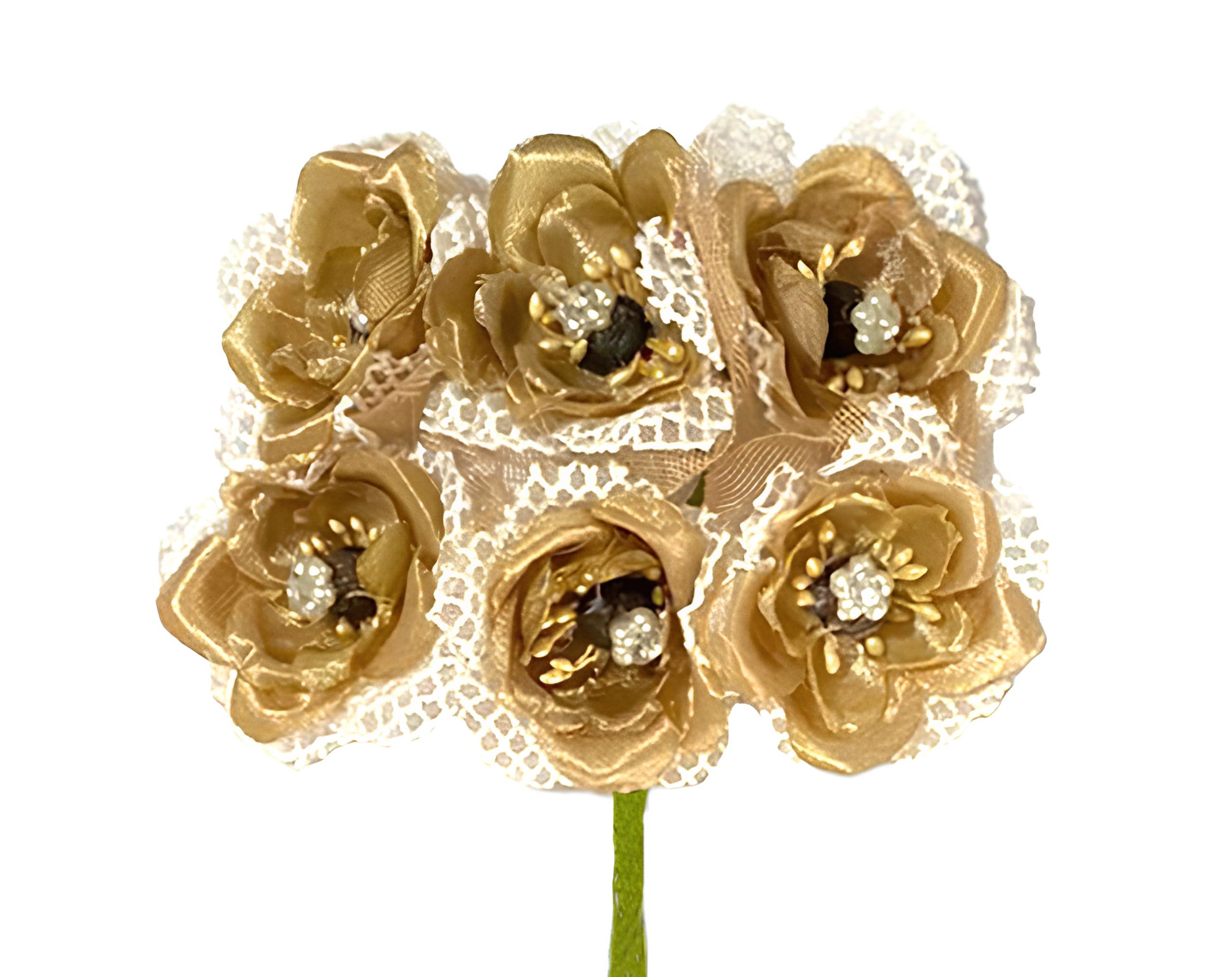 PICK 6 FIORI MERLETTO FANGO | Incarto PPL per uova di Pasqua al cioccolato DAGERAF