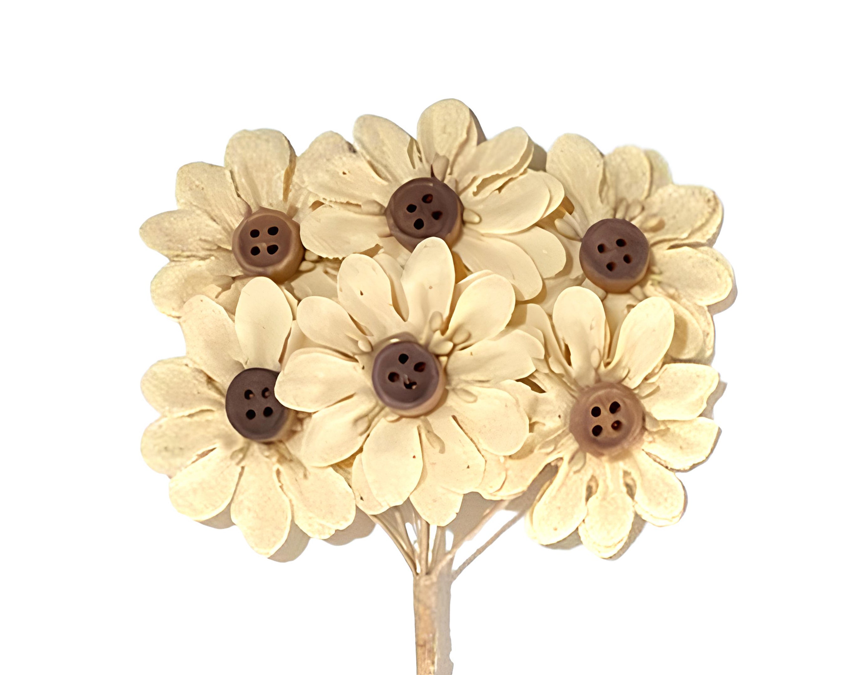 PICK 6 FIORI BOTTONE FANGO | Incarto PPL per uova di Pasqua al cioccolato DAGERAF