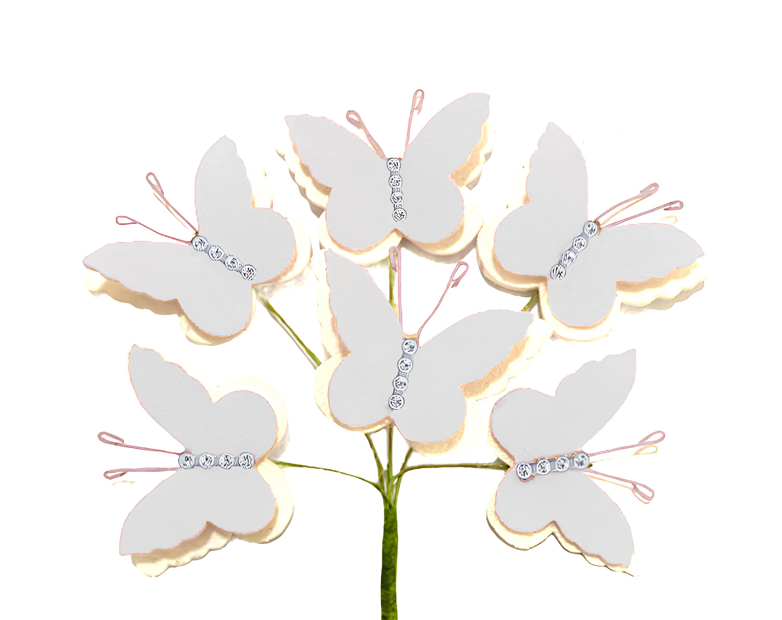 PICK 6 FARFALLE BIANCO | Incarto PPL per uova di Pasqua al cioccolato DAGERAF