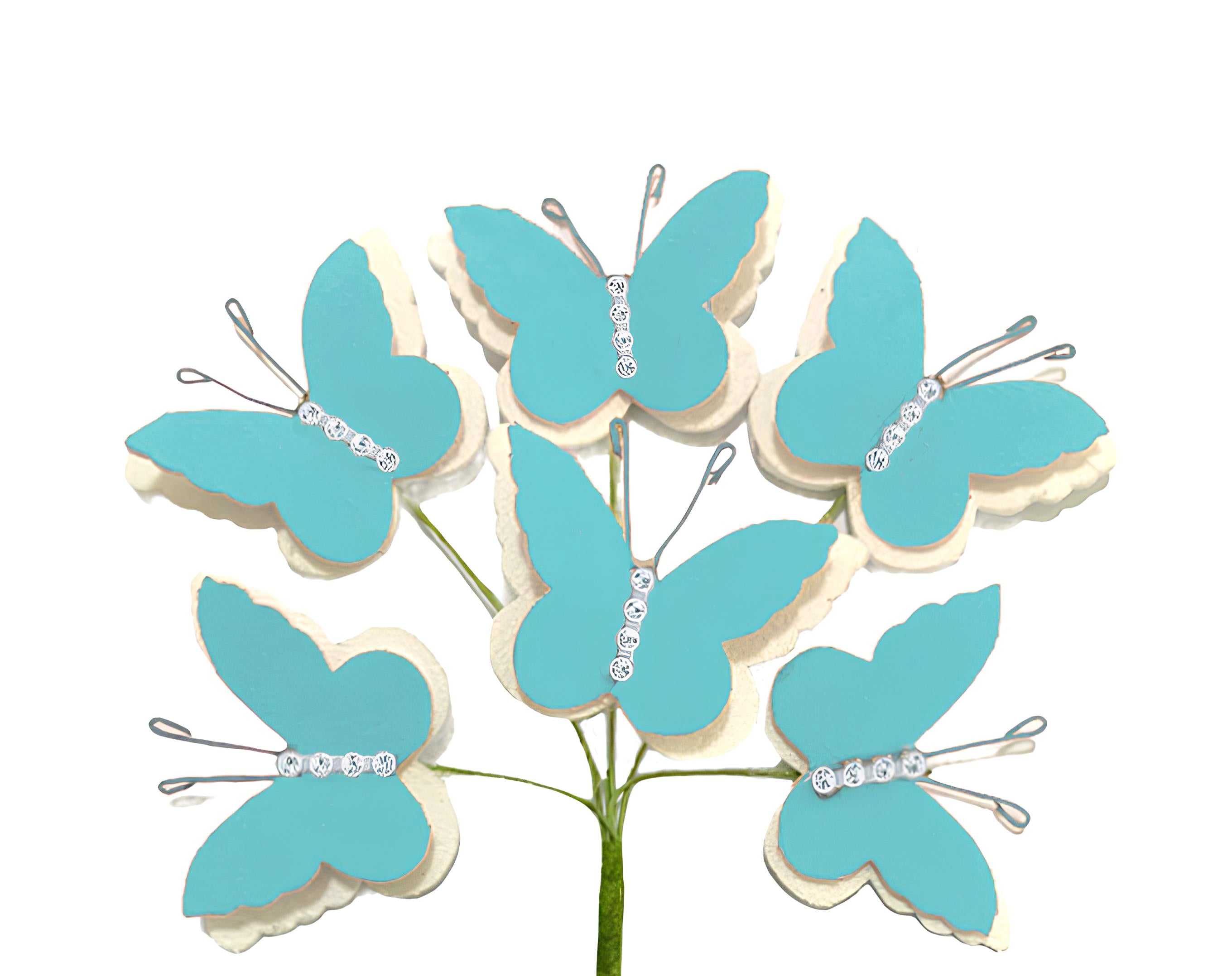 PICK 6 FARFALLE AZZURRO | Incarto PPL per uova di Pasqua al cioccolato DAGERAF