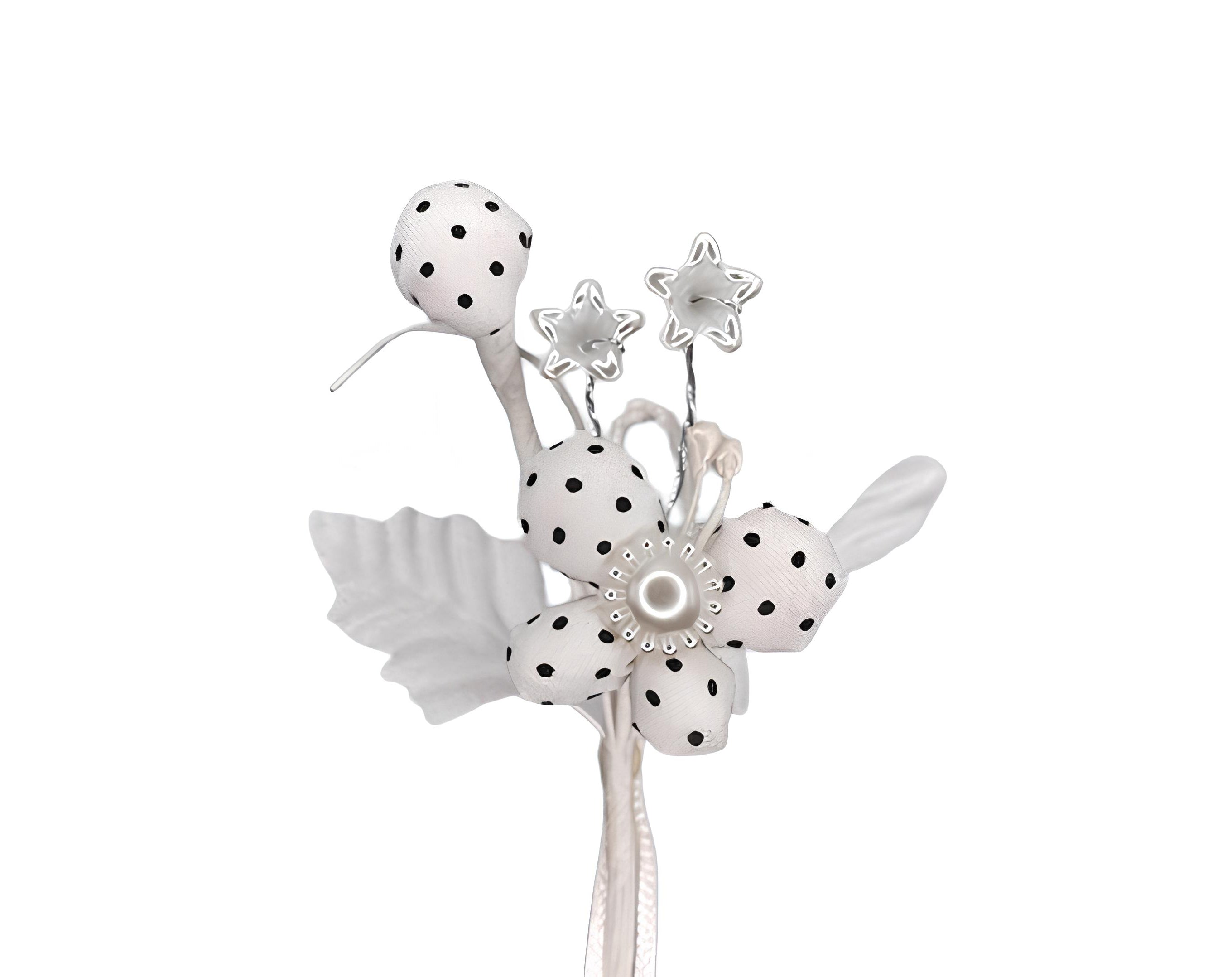 PICK FARFALLA POIS BIANCO | Incarto PPL per uova di Pasqua al cioccolato DAGERAF