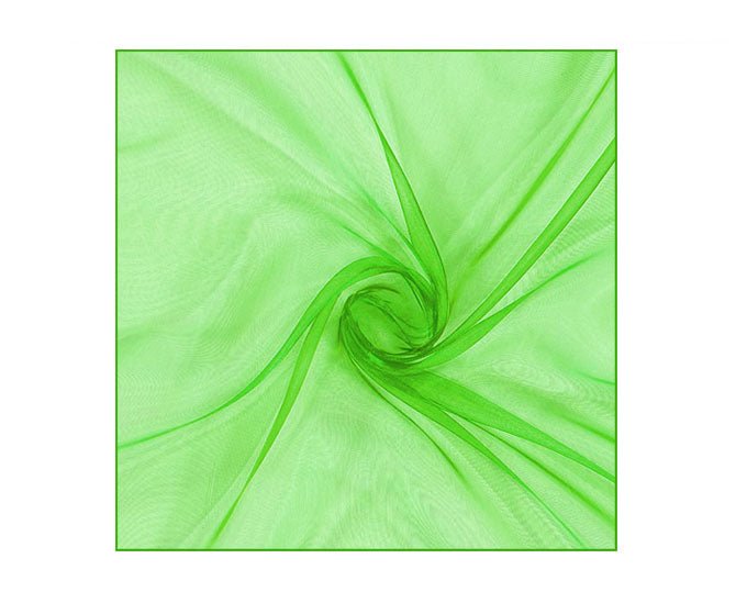 TULLE ORGANZA QUADRATO 120X120 VERDE | Incarto PPL per uova di Pasqua al cioccolato DAGERAF
