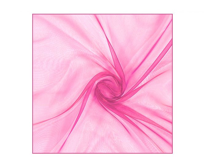 TULLE ORGANZA QUADRATO 120X120 ROSA | Incarto PPL per uova di Pasqua al cioccolato DAGERAF