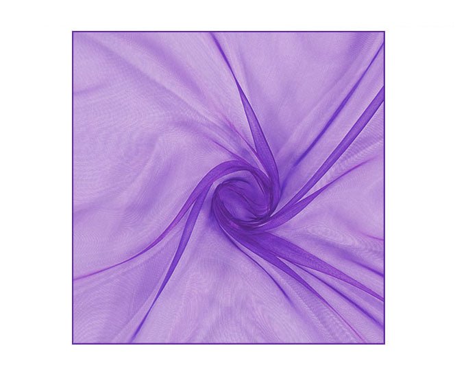 TULLE ORGANZA QUADRATO 120X120 LILLA | Incarto PPL per uova di Pasqua al cioccolato DAGERAF