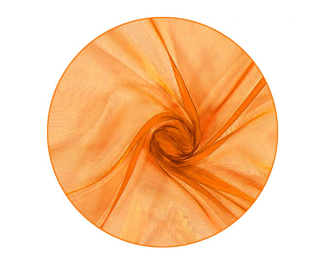 TUL DE ORGANZA REDONDO NARANJA D.100