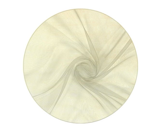 TULLE ORGANZA TONDO D.100 ECRU' | Incarto PPL per uova di Pasqua al cioccolato DAGERAF
