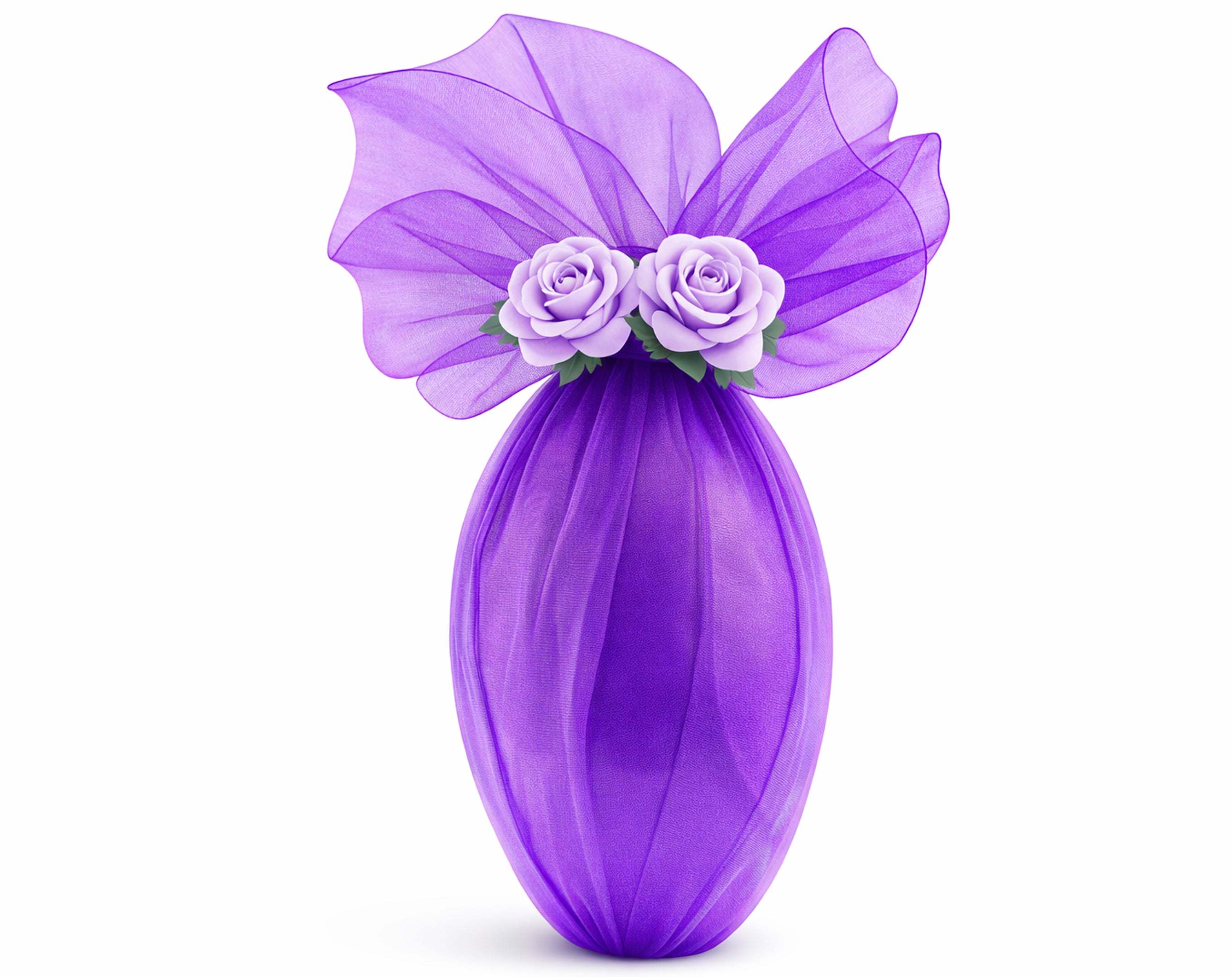 TULLE ORGANZA TONDO D.120 VIOLA