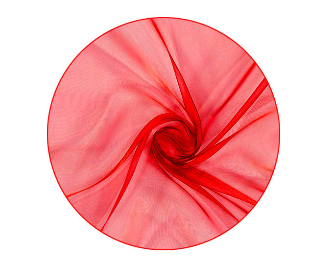 TUL DE ORGANZA REDONDO ROJO D.100