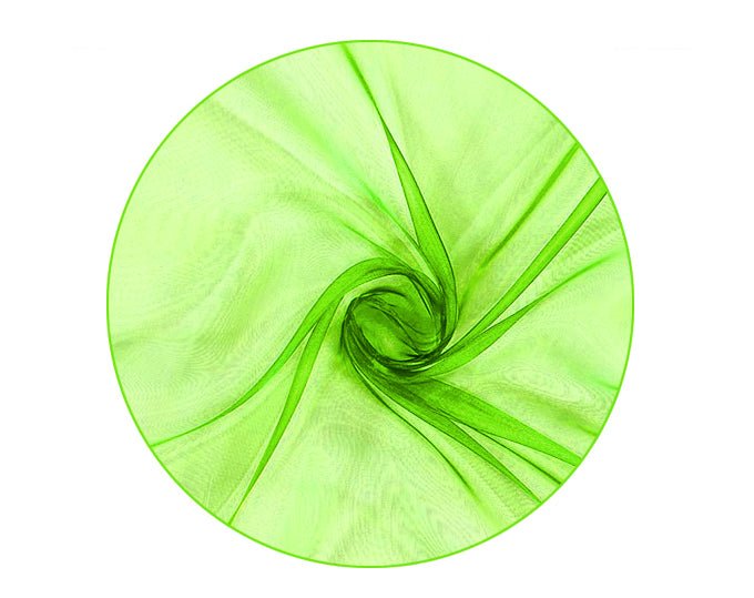 TULLE ORGANZA TONDO D.120 VERDE MELA | Incarto PPL per uova di Pasqua al cioccolato DAGERAF