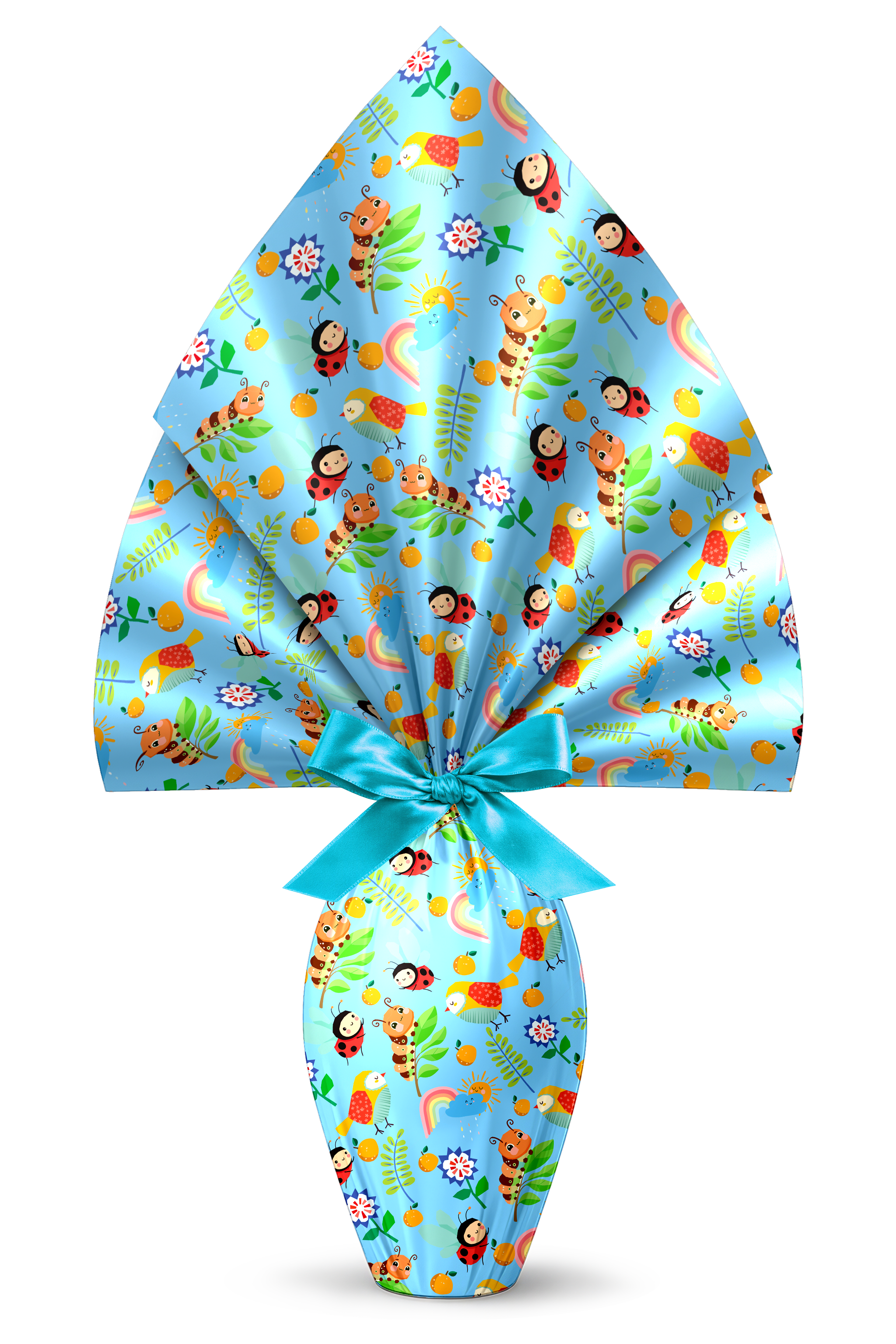 INCARTO PER UOVA DI PASQUA PPL 090X090 3 COLORI ASSORTITI TARO