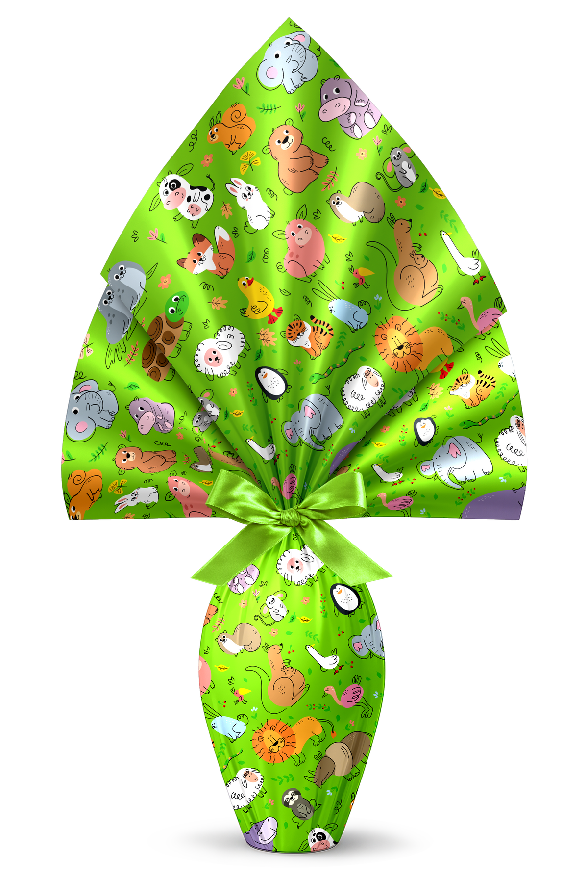 INCARTO PER UOVA DI PASQUA PPL 065X065 3 COLORI ASSORTITI NOCE