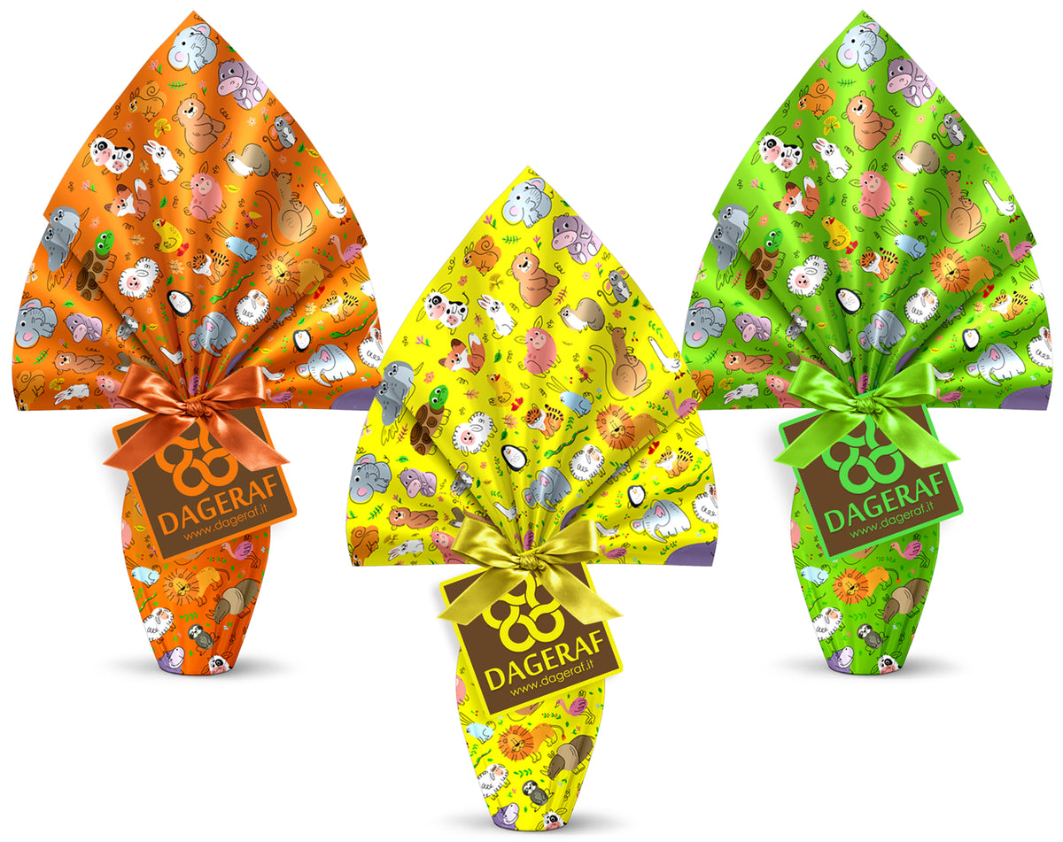 PPL-OSTEREEI-VERPACKUNG 065X065 3 FARBEN SORTIERT NUSS