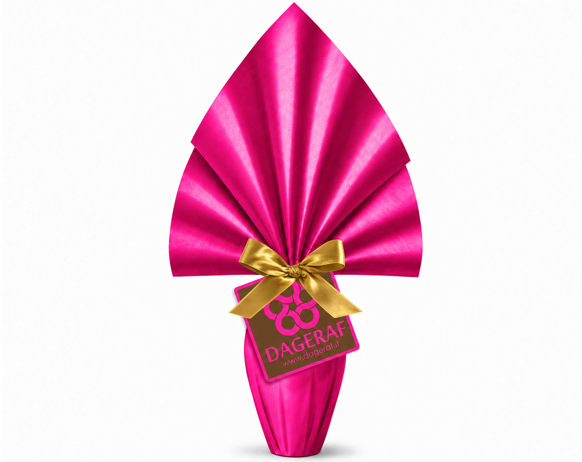 PPL PAASEIVERPAKKING 110X110 METAALKLEURIG EFFEN FUCHSIA
