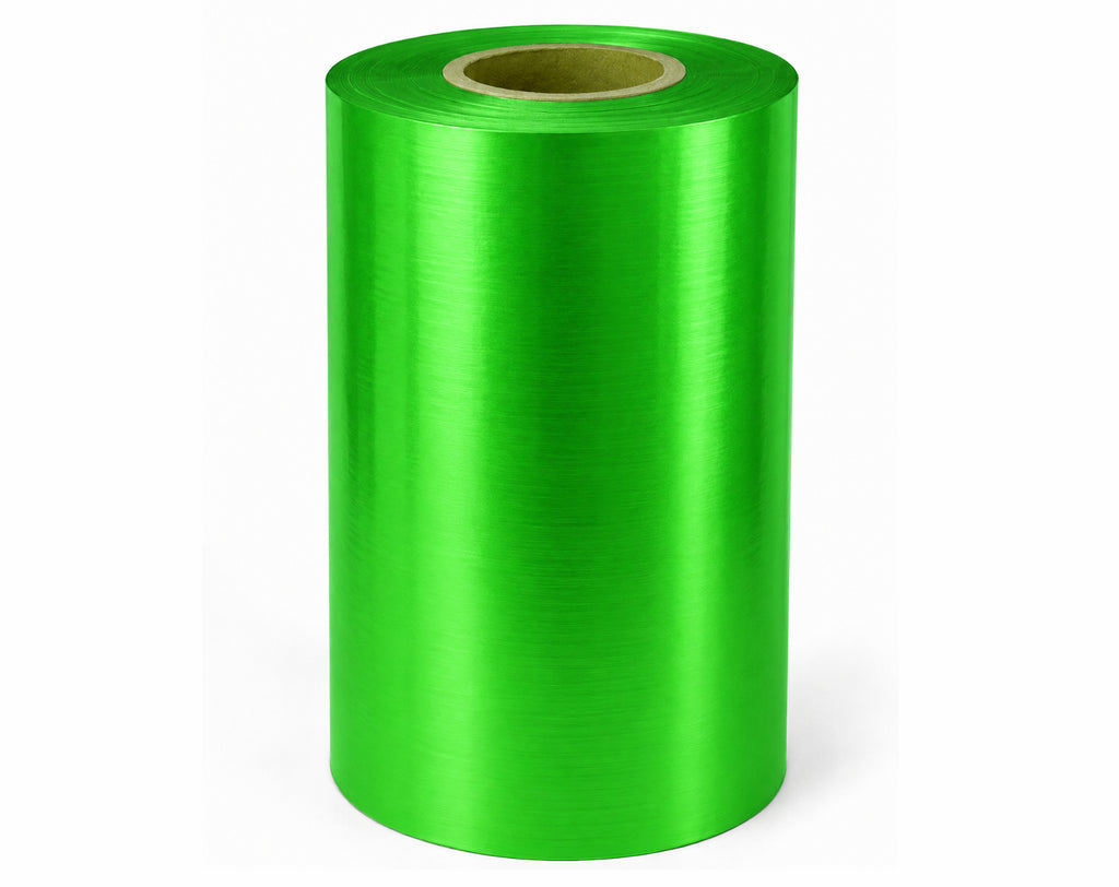 BOBINE TEINTE UNIE H 33 VERT DRAPEAU MÉTAL