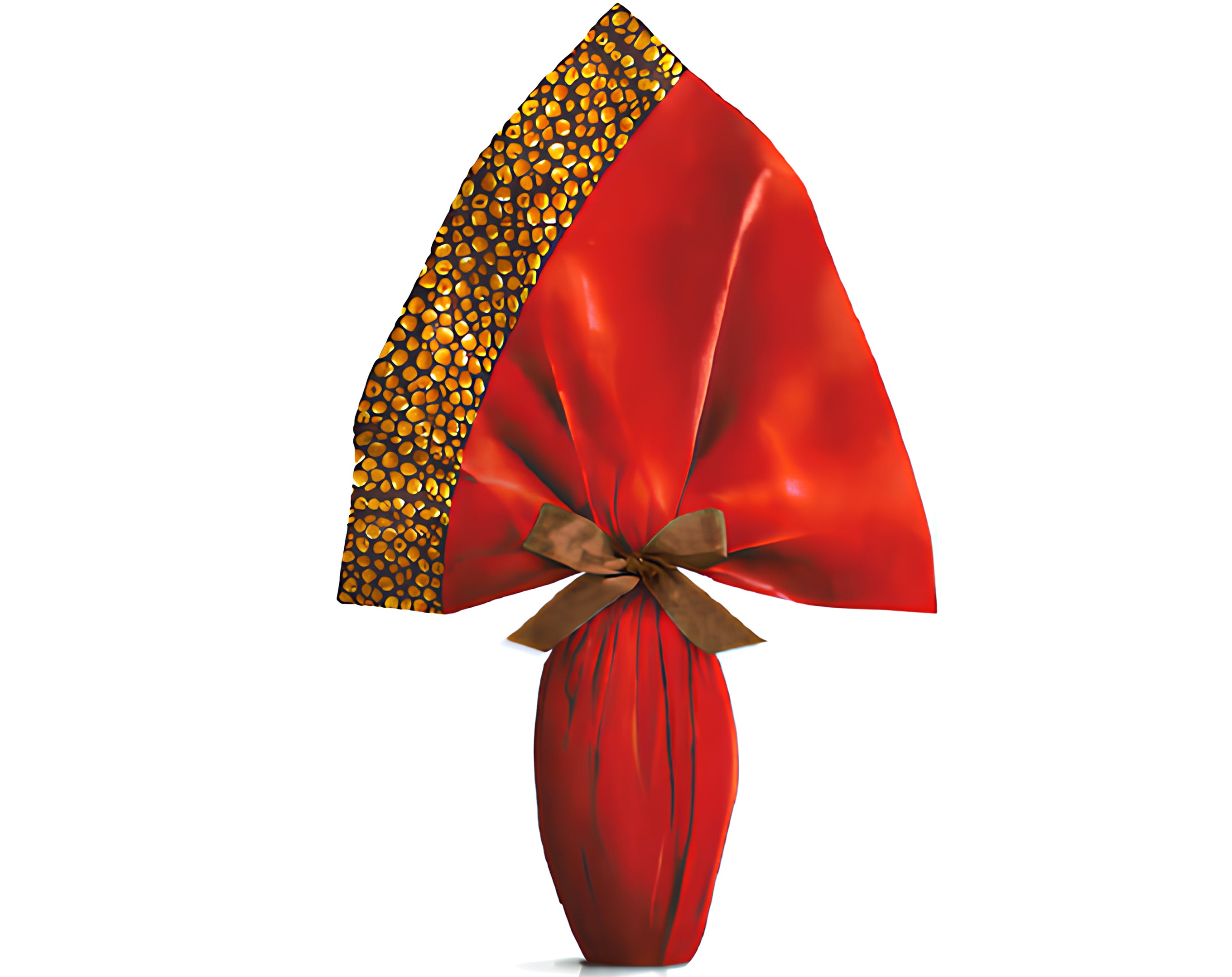INCARTO PPL 100X100 METALLIZZATO NOCCIOLATO ROSSO