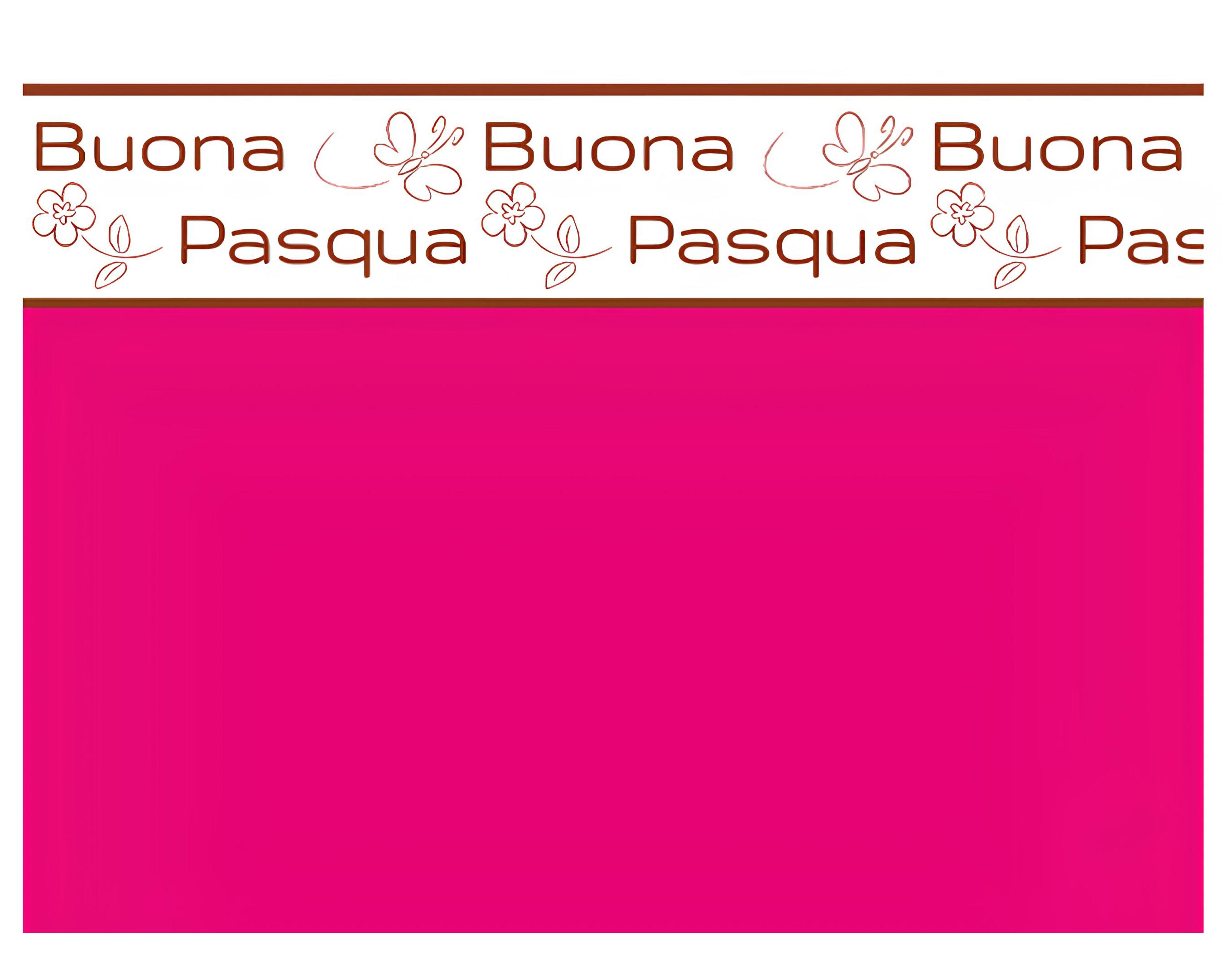 INCARTO PPL 080X080 PERLATO BUONA PASQUA FUCSIA