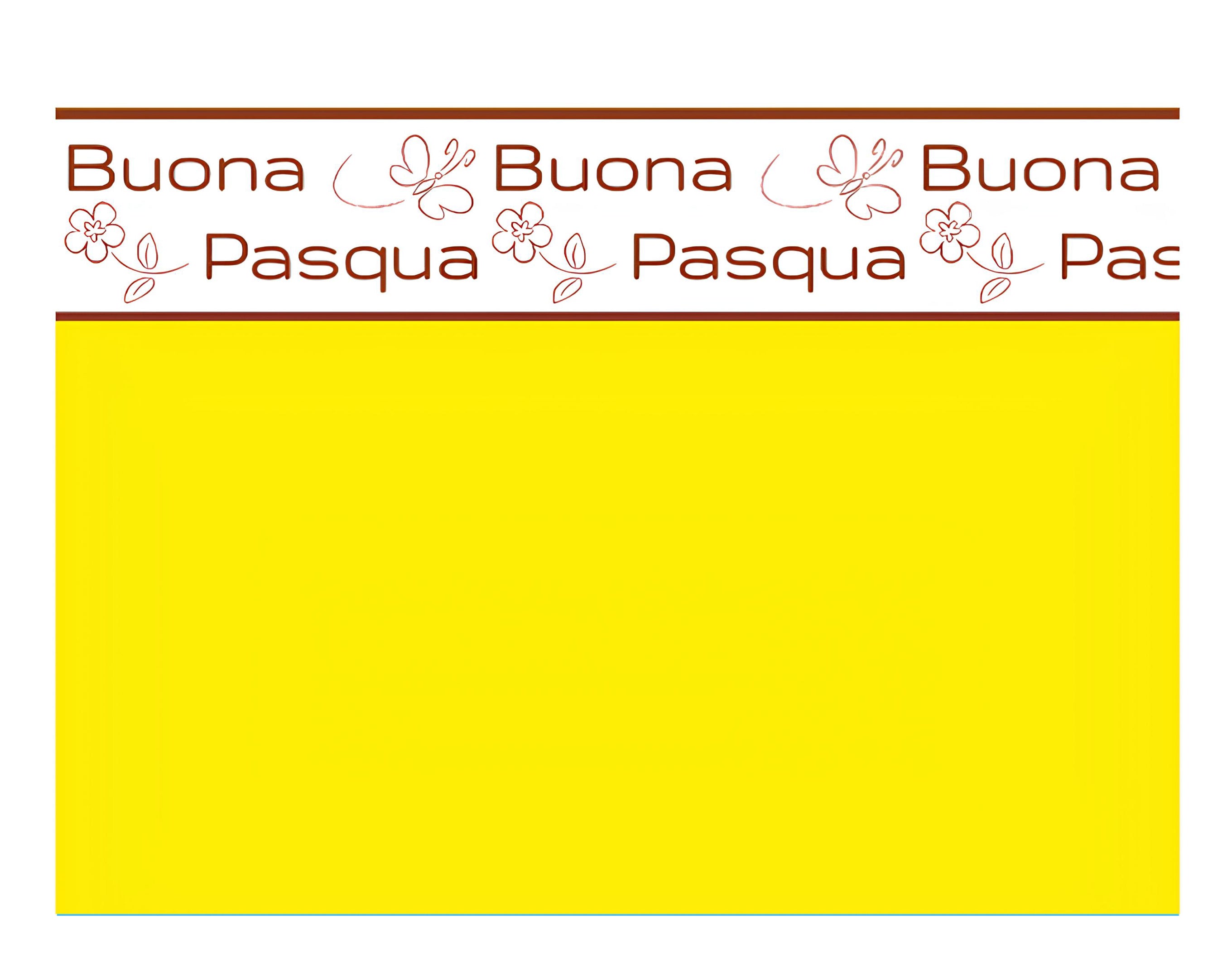 INCARTO PPL 110X110 PERLATO BUONA PASQUA GIALLO