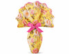 PPL ROND 100 DENTELÉ BICOLORE SILENE JAUNE