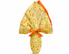 EMBALLAGE POUR ŒUFS DE PÂQUES PPL 100X100 LUXE BICOLORE CROCUS ORANGE