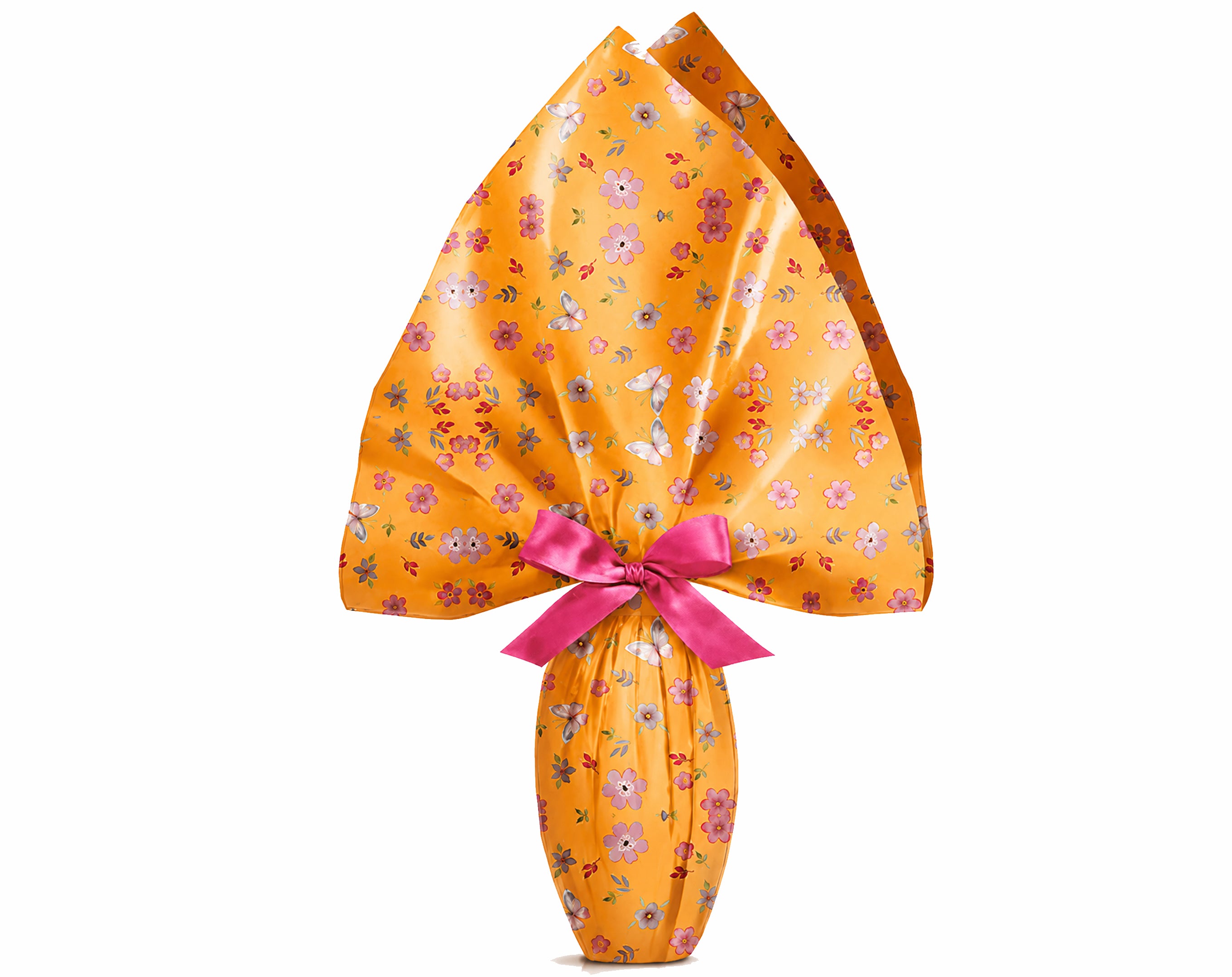 ENVOLTORIO DE HUEVOS DE PASCUA PPL 100X100 LUJO DOBLE CARA CERA NARANJA