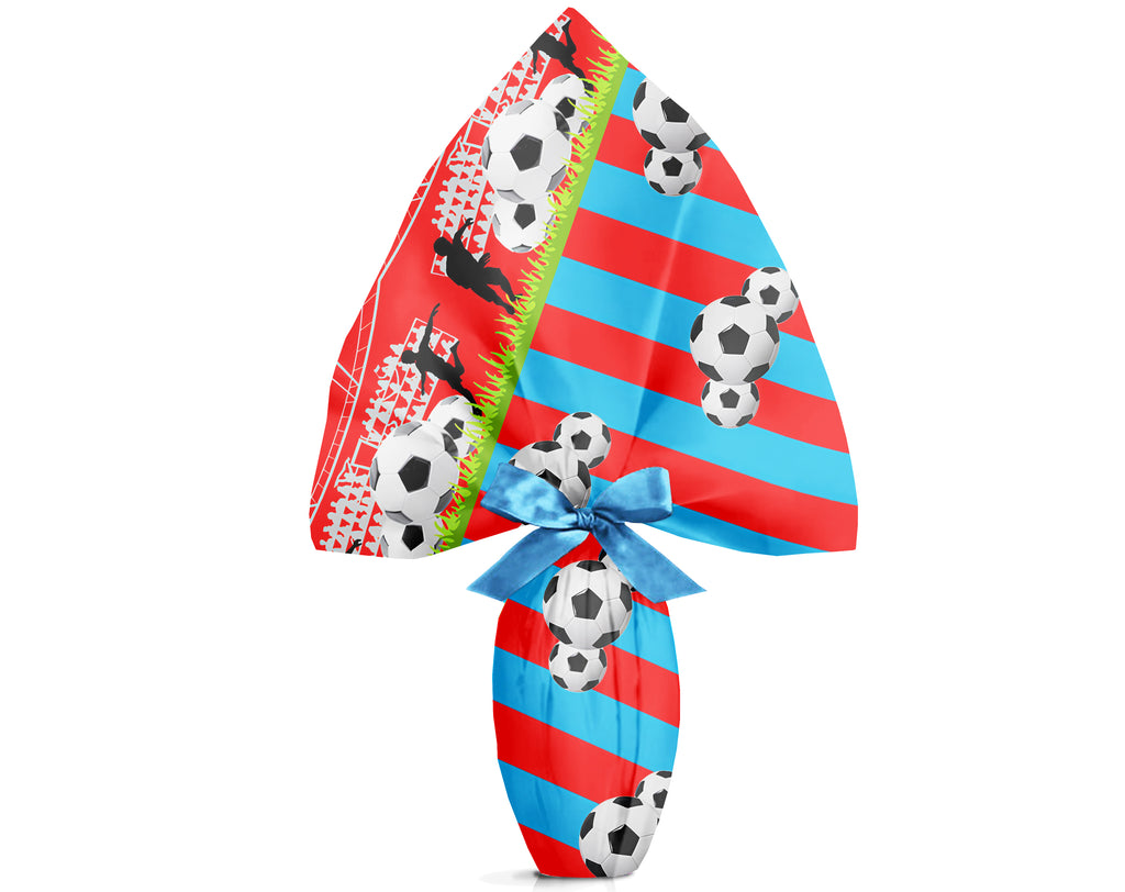 INCARTO PPL 090X090 TIFOSO ROSSO BLU CON PALLONE