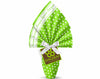 PPL 90X90 LUNARES FELIZ PASCUA VERDE PERLA