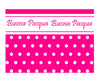 INCARTO PPL 100X100 PERLATO POIS FUCSIA BUONA PASQUA