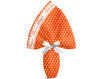 INCARTO PPL 100X100 PERLATO POIS ARANCIO BUONA PASQUA