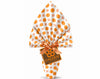 INCARTO PER UOVA DI PASQUA PPL 090X090 PERLATO POIS ARANCIO