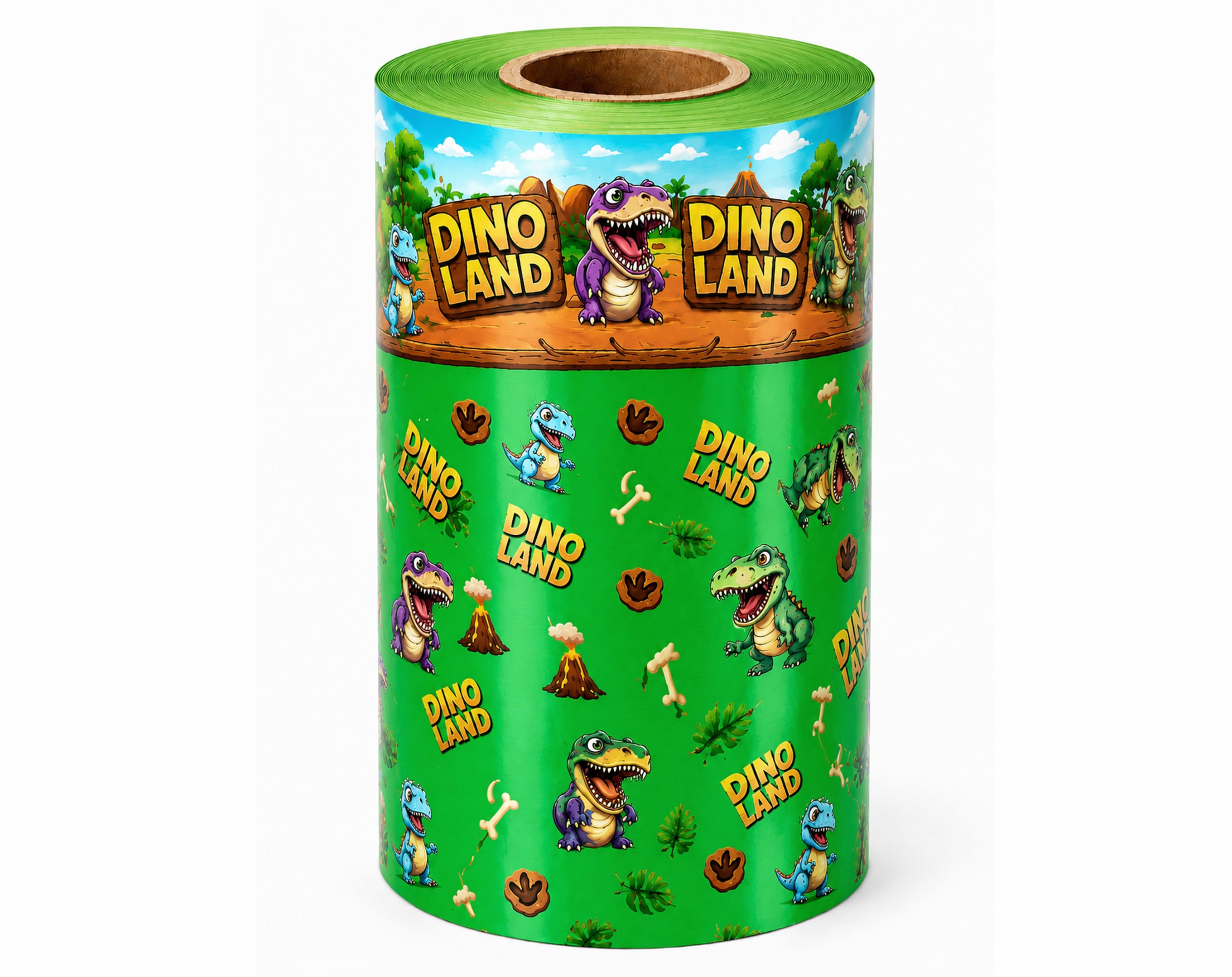 CARRETE H 90 DINOSAURIO METAL