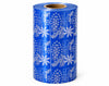 INCARTO IN BOBINA PER UOVA DI PASQUA PPL ALTEZZA 75 PERLATO FLOWER SUN BLU