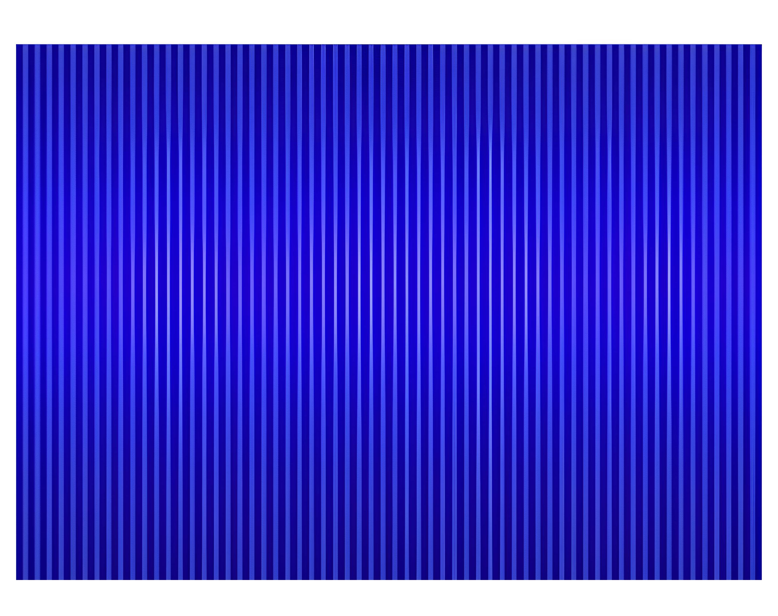 ALLUMINIO PLISSETTATO BLU - 50X100Cm