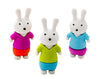 Gomma da cancellare a forma di coniglietto bianco | Sorpresa ideale per uova di pasqua bambini
