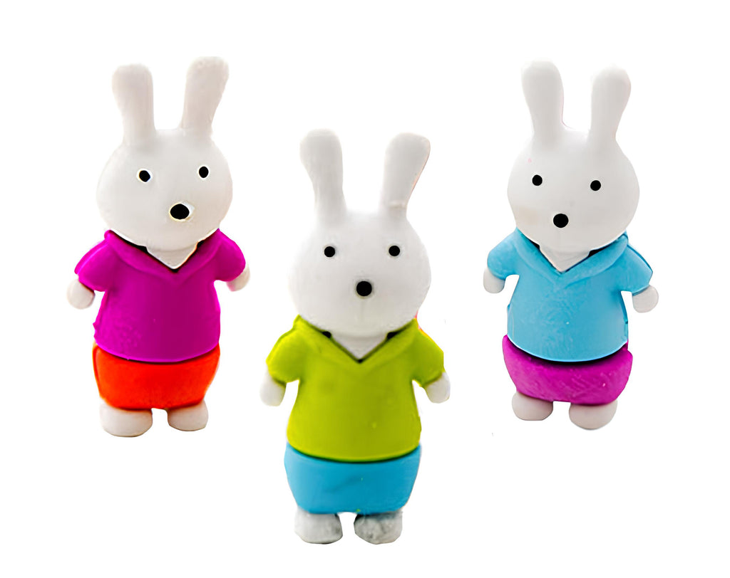Gomma da cancellare a forma di coniglietto bianco | Sorpresa ideale per uova di pasqua bambini