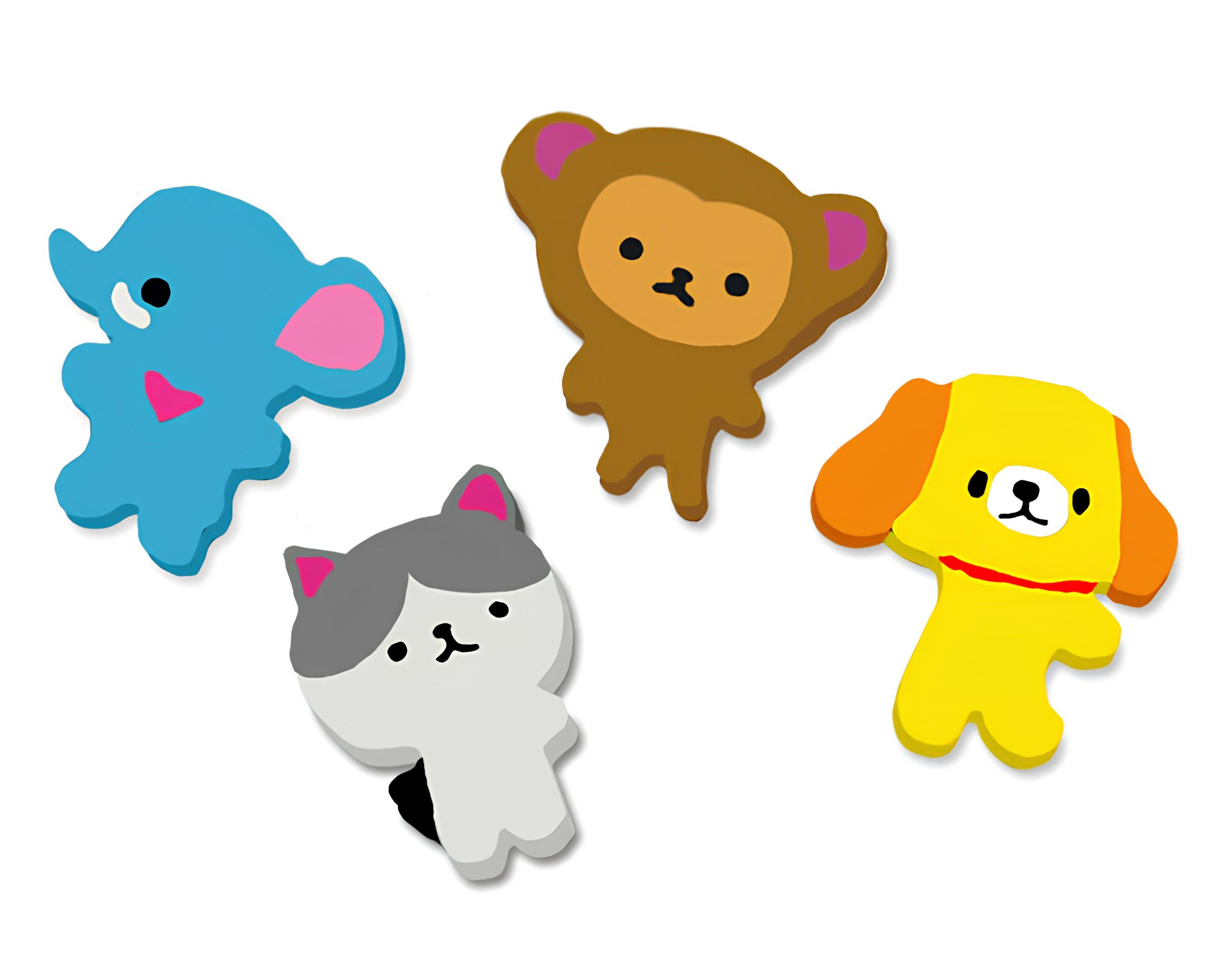 Gomma da cancellare a forma di animali | Sorpresa ideale per uova di pasqua bambini