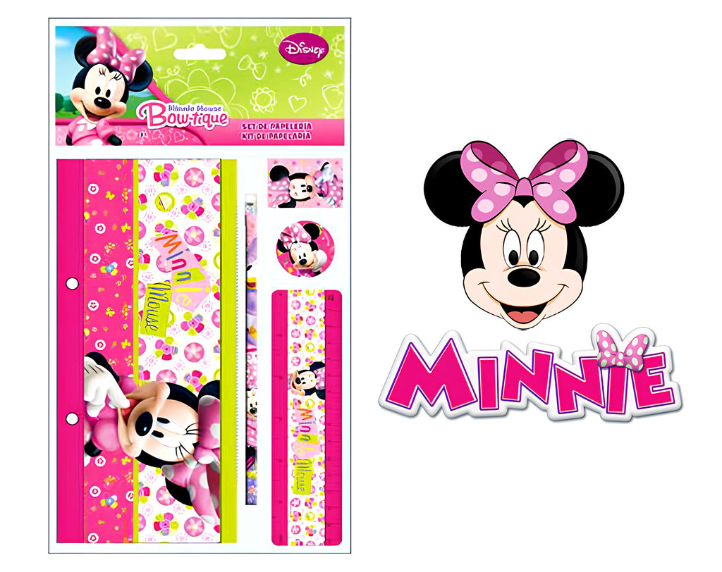 SET SCUOLA 5 PEZZI DISNEY MINNIE | Sorpresa perfetta per uova di Pasqua