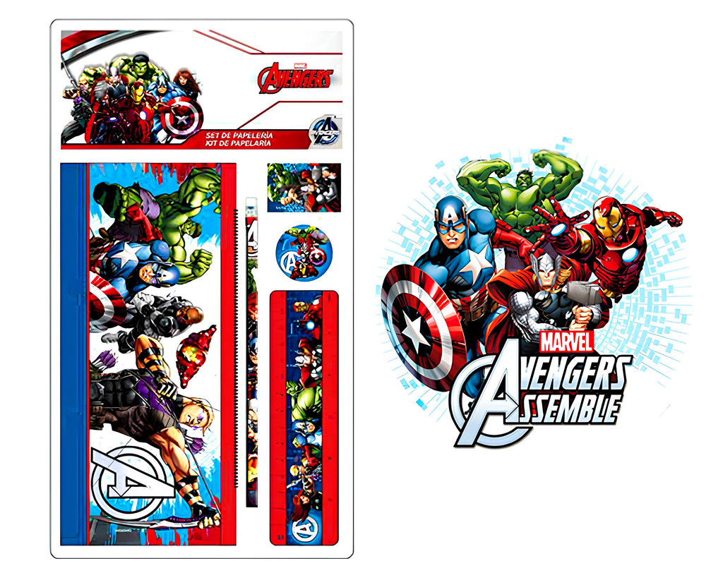AVENGERS SCHULSET 5-TEILIG | Ideale Überraschung für Ostereier