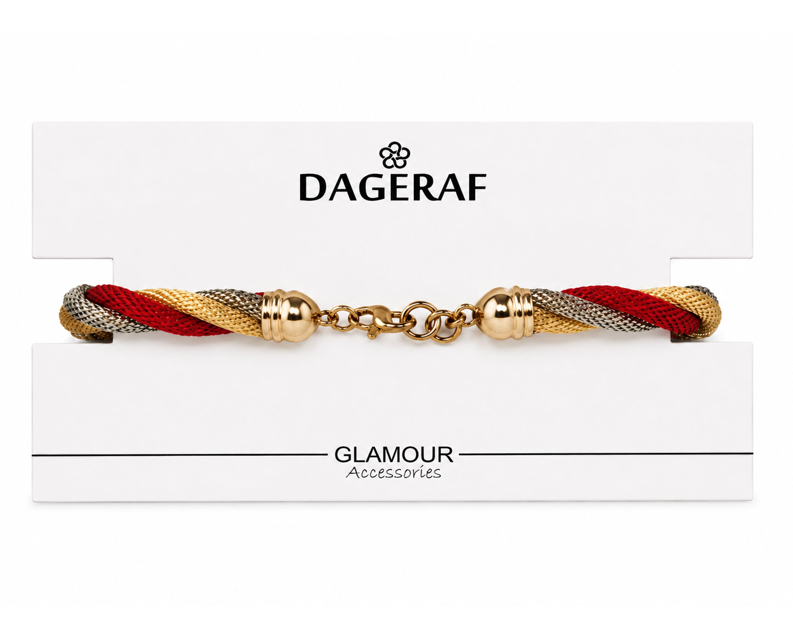 BRACELET TRESSÉ EN OR SUR CARTE | Surprise pour œufs de Pâques