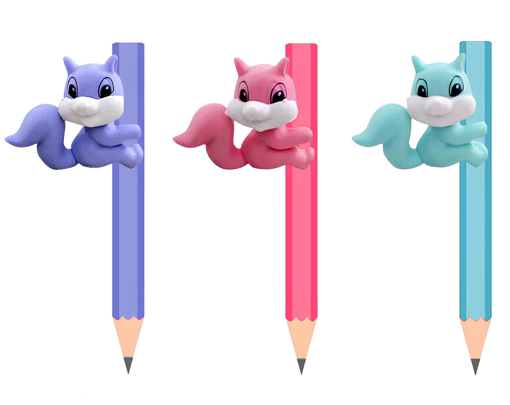 Matita mini con gomma copri matita a forma di volpe | Sorpresa ideale per uova di pasqua bambini