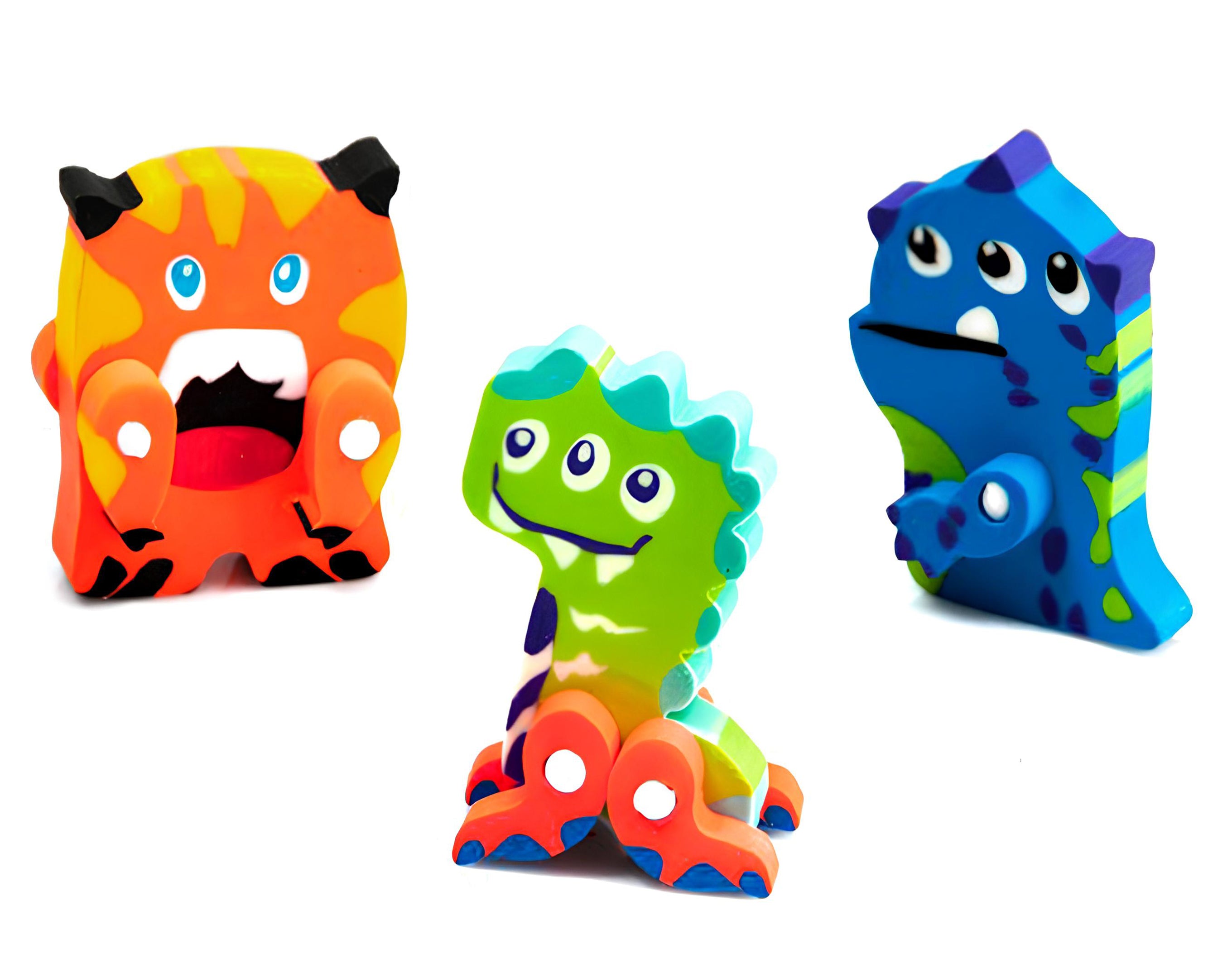 Gomma da cancellare a forma di mostri animali | Sorpresa ideale per uova di pasqua bambini