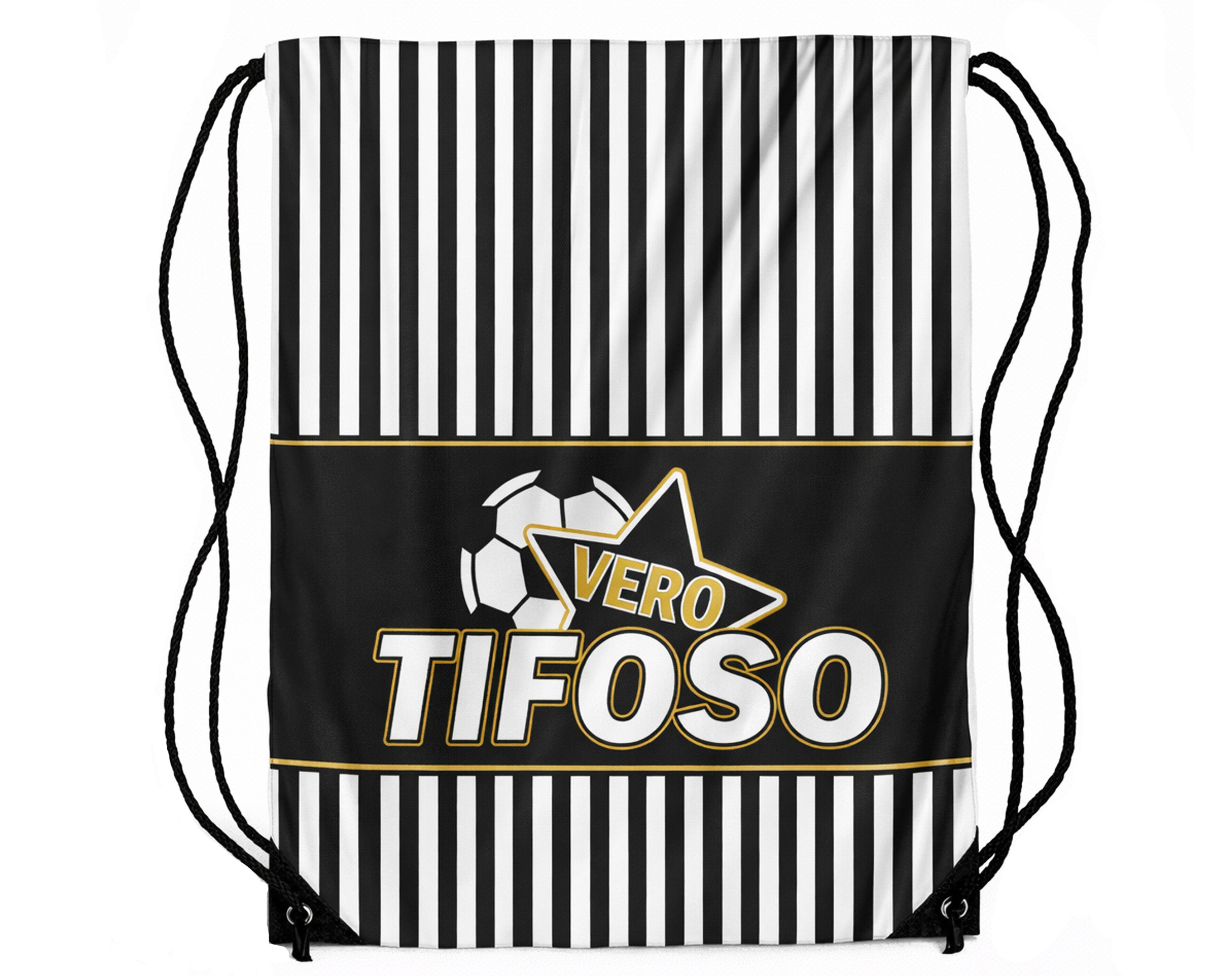 SACCA VERO TIFOSO BIANCONERO 35X45 | Sorpresa per uova di Pasqua tifosi
