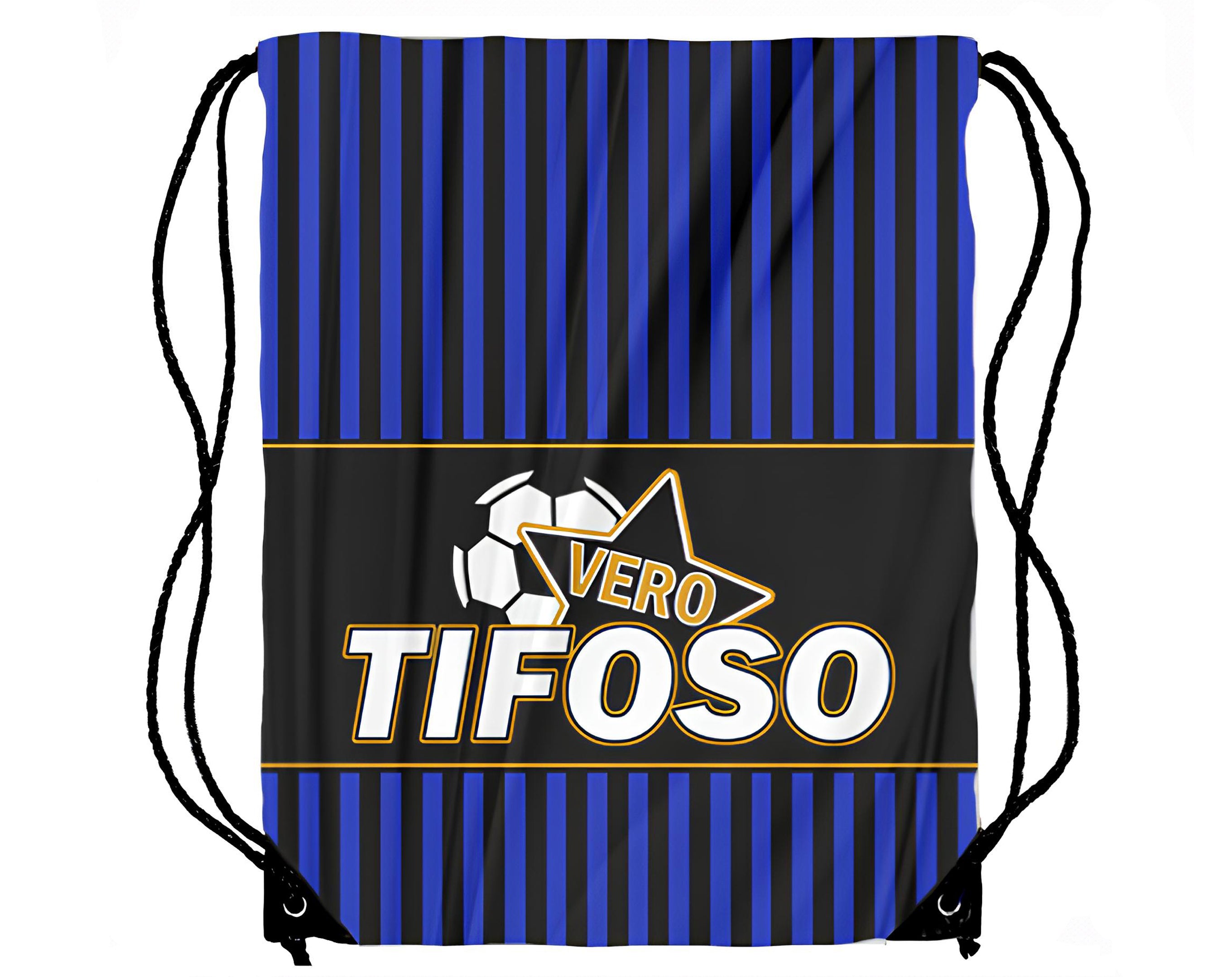 SACCA VERO TIFOSO NEROAZZURRO 35X45 | Sorpresa per uova di Pasqua tifosi