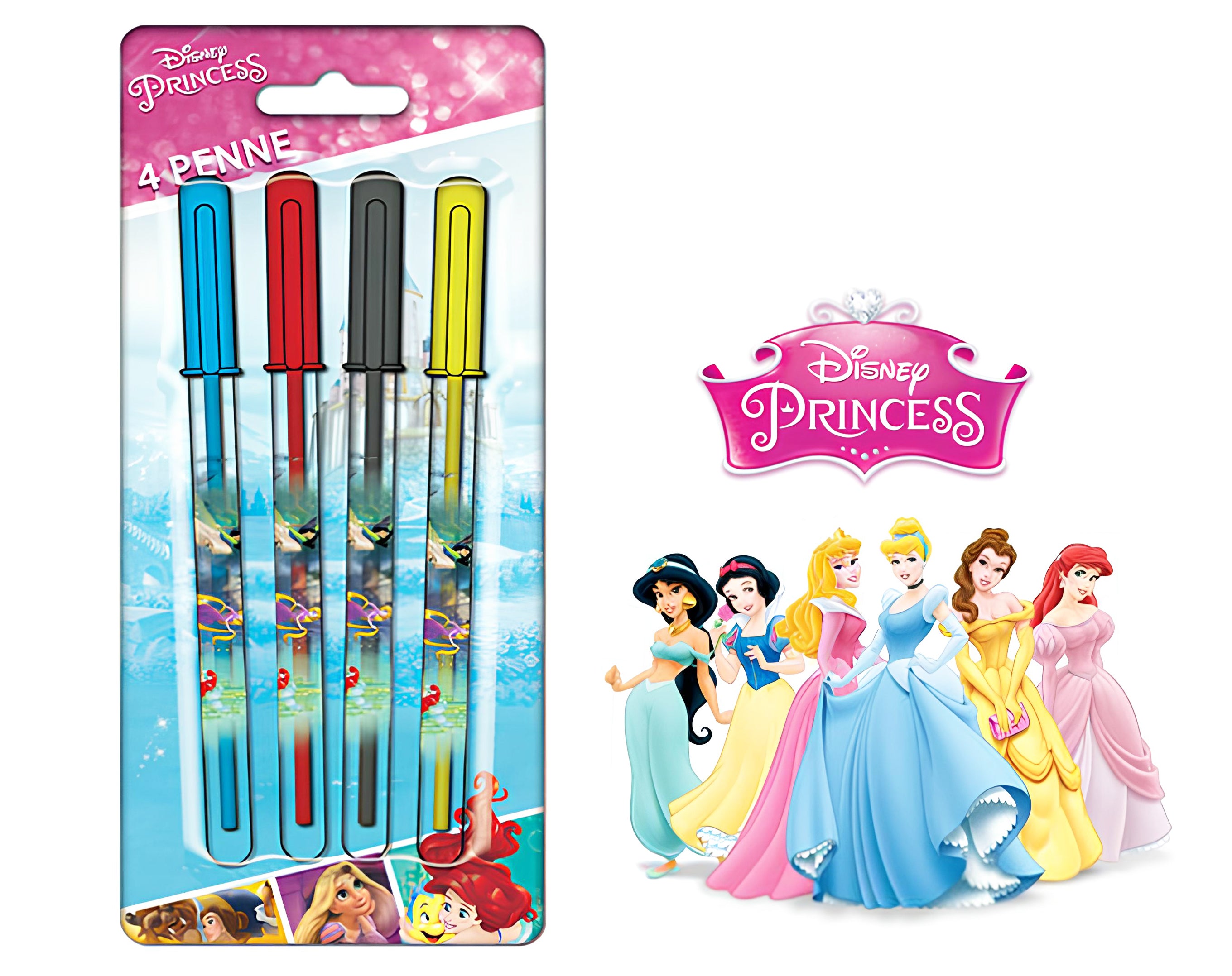 BLISTER 4 PENNE COLORATE PRINCESS